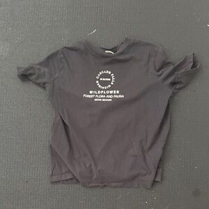 Wildflower Black T-Shirt